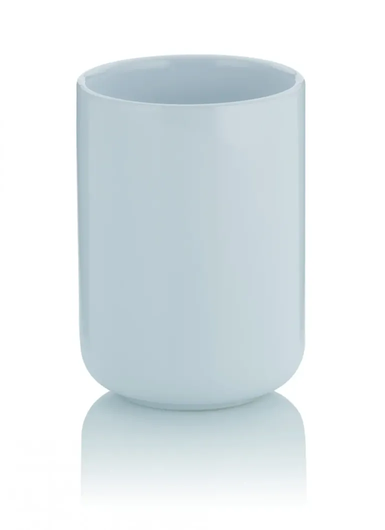 KELA ISABELLA Ceramiczny kubek łazienkowy ⌀ 7,5 cm / biały
