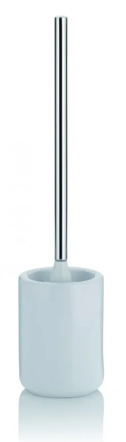 KELA ISABELLA Ceramiczny zestaw do WC ⌀ 10,5 cm / biały
