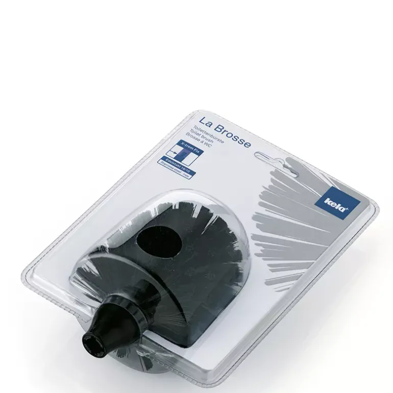 KELA | La Brosse | główka szczotki do sedesu, śred. 8 cm, czarna