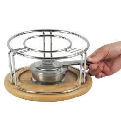 KELA NATURA Podgrzewacz do fondue ⌀ 21,5 x 11,5 cm / FreeForm