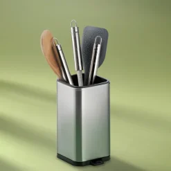 KELA | Plata | ociekacz na akcesoria kuchenne, stal nierdzewna/tworzywo sztuczne, 11,5 x 10 x 18,5 cm