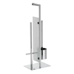 KELA | Style | zestaw toaletowy z przegrodą, 71 cm, metaliczny
