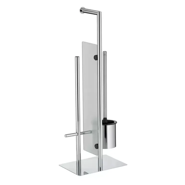 KELA | Style | zestaw toaletowy z przegrodą, 71 cm, metaliczny