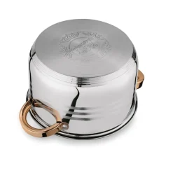 KönigHOFFER BARI ROSE GOLD Komplet garnków ze stali nierdzewnej 12 elementów / indukcja