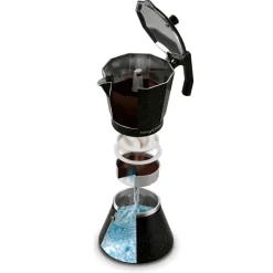 KÖNIGHOFFER BLACK GRANITE MARBLE Kawiarka do espresso 720 ml / 12 filiżanek