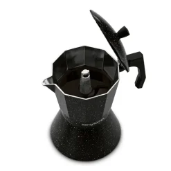 KÖNIGHOFFER BLACK GRANITE MARBLE Kawiarka do espresso 720 ml / 12 filiżanek