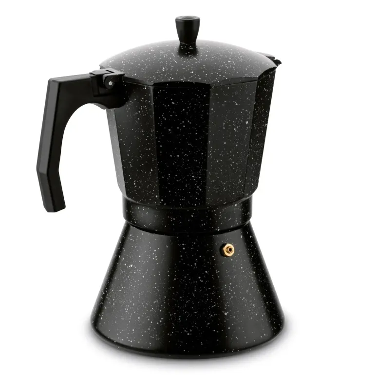 KÖNIGHOFFER BLACK GRANITE MARBLE Kawiarka do espresso 720 ml / 12 filiżanek