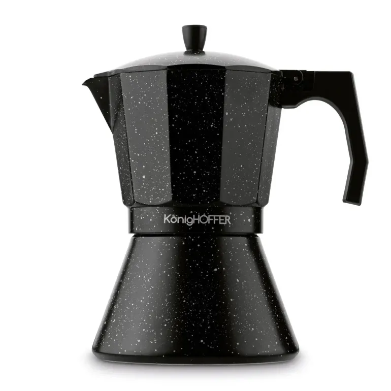 KÖNIGHOFFER BLACK GRANITE MARBLE Kawiarka do espresso 720 ml / 12 filiżanek