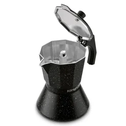 KÖNIGHOFFER BLACK GRANITE MARBLE Kawiarka do espresso 300 ml / aluminium