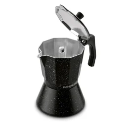 KÖNIGHOFFER BLACK GRANITE MARBLE Kawiarka do espresso 450 ml / aluminium