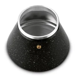 KÖNIGHOFFER BLACK GRANITE MARBLE Kawiarka do espresso 450 ml / aluminium