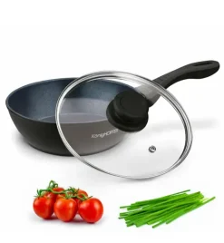KönigHOFFER CORVOS Patelnia głęboka z pokrywką 28 cm / aluminium / indukcja