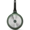 KönigHOFFER GREEN HUSK Patelnia granitowa 24 cm + pokrywka szklana TADAR / indukcja