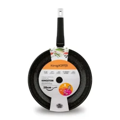KönigHOFFER KINGSTONE Patelnia aluminiowa, głęboka z powłoką ceramiczną 28 cm / indukcja
