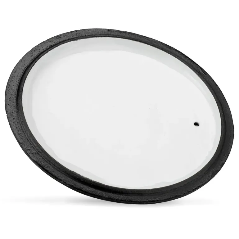 KönigHOFFER Kociołek myśliwski żeliwny 8 l + pokrywa / czarny / emaliowany