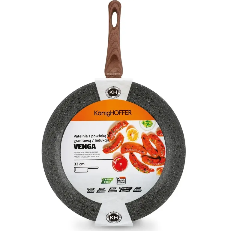 KönigHOFFER VENGA Patelnia granitowa 32 cm non stick / indukcja