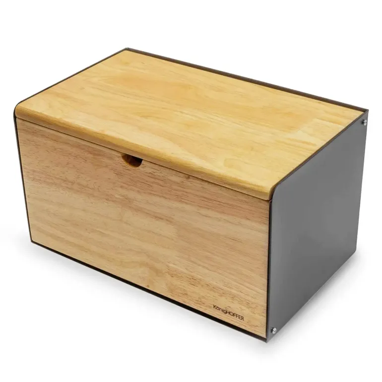 KÖNIGHOFFER VITRUM Chlebak z deską 35,5 cm / 2w1 / drewno bambusowe