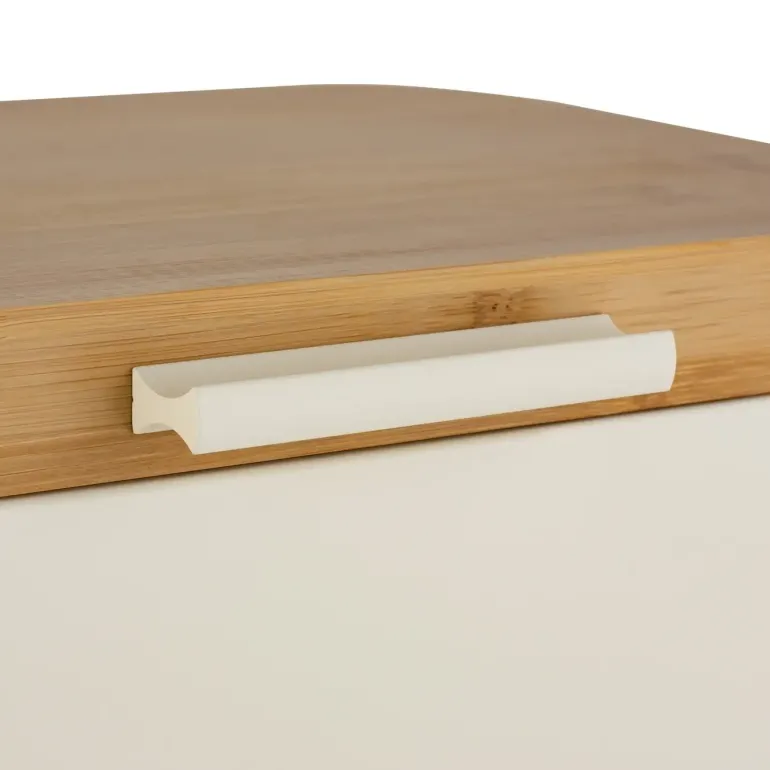 KONIGHOFFER CAPRI Chlebak stalowy 30,5x18x14 cm / kremowy
