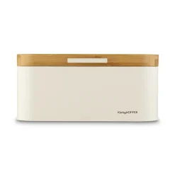 KONIGHOFFER CAPRI Chlebak stalowy 30,5x18x14 cm / kremowy