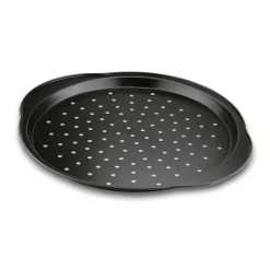 KONIGHOFFER FORMA DO PIZZY BLACK Z UCHWYTAMI 37X33X2CM