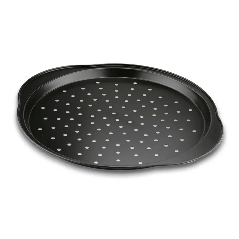 KONIGHOFFER FORMA DO PIZZY BLACK Z UCHWYTAMI 37X33X2CM
