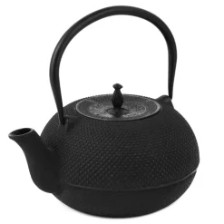 KONIGHOFFER HANAKO Żeliwny imbryk do herbaty z zaparzaczem 1,8 l / czarny