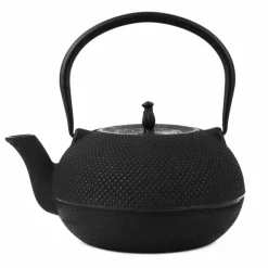 KONIGHOFFER HANAKO Żeliwny imbryk do herbaty z zaparzaczem 1,8 l / czarny