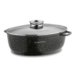 KonigHOFFER KINGSTONE Brytfanna owalna 8 l z aromatyzerem / powłoka ceramiczna
