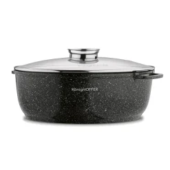 KonigHOFFER KINGSTONE Brytfanna owalna 8 l z aromatyzerem / powłoka ceramiczna