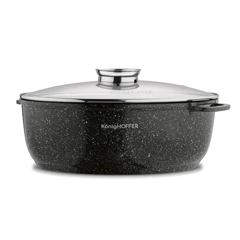 KonigHOFFER KINGSTONE Brytfanna owalna 8 l z aromatyzerem / powłoka ceramiczna
