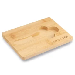 KONIGHOFFER MASELNICZKA PORCELANOWA NBC Z POKRYWKĄ I NOŻYKIEM 15,8X11X6 CM CZARNA