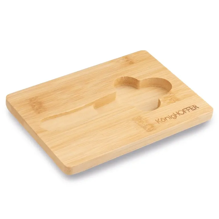 KONIGHOFFER MASELNICZKA PORCELANOWA NBC Z POKRYWKĄ I NOŻYKIEM 15,8X11X6 CM CZARNA