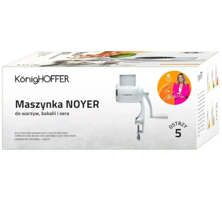 KONIGHOFFER MASZYNKA NOYER DO WARZYW,BAKALII I SERA 5 OSTRZY