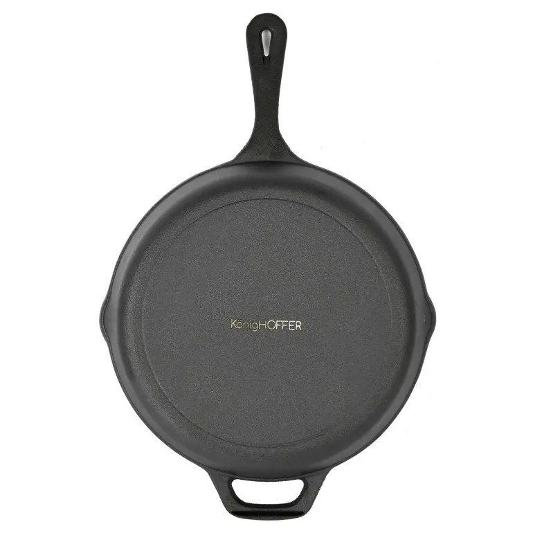 KONIGHOFFER Patelnia żeliwna 24,5 cm / czarna