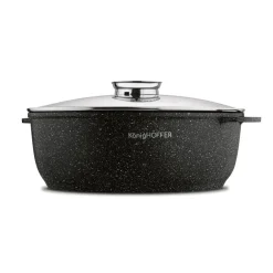 KONIGHOFFER POLLO BRYTFANNA Z AROMATYZEREM 8 L OWALNA / ALUMINIUM