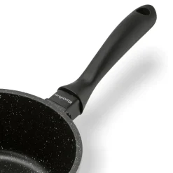 KONIGHOFFER POLLO Zestaw garnków z pokrywkami 8 el + 2 nakładki na uchwyty / indukcja / szary nakrapiany