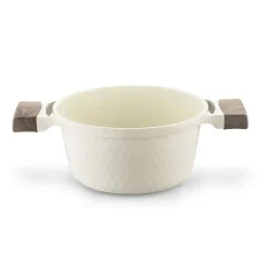 KONIGHOFFER ROSTI GARNEK 2,5 L Z POKRYWKĄ 20 CM KREMOWY / INDUKCJA