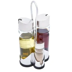 KonigHOFFER SALT&PEPPER Organizer do przypraw 5 elementów / stal nierdzewna