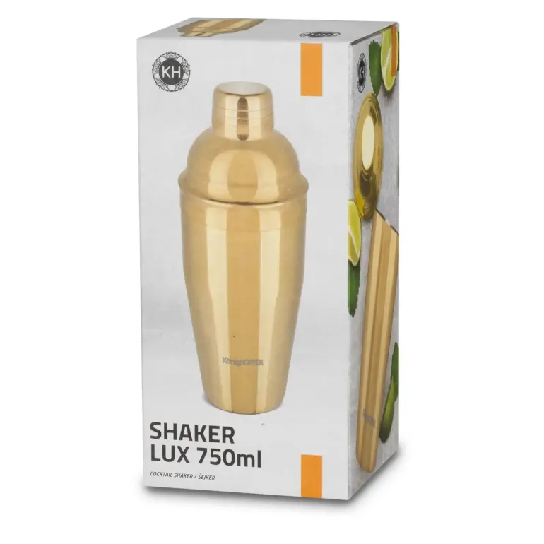 KONIGHOFFER SHAKER LUX 750ML ZŁOTO