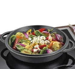 KUCHENPROFI BBQ Garnek żeliwny z pokrywką 2w1 / 5,7 l / FreeForm