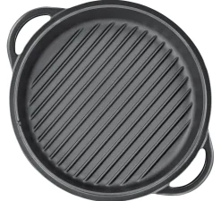 KUCHENPROFI BBQ Garnek żeliwny z pokrywką 2w1 / 5,7 l / FreeForm