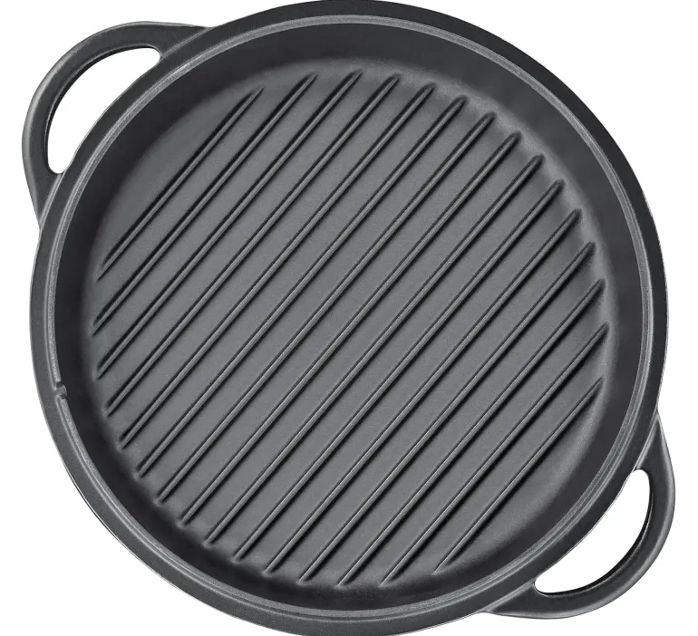 KUCHENPROFI BBQ Garnek żeliwny z pokrywką 2w1 / 5,7 l / FreeForm
