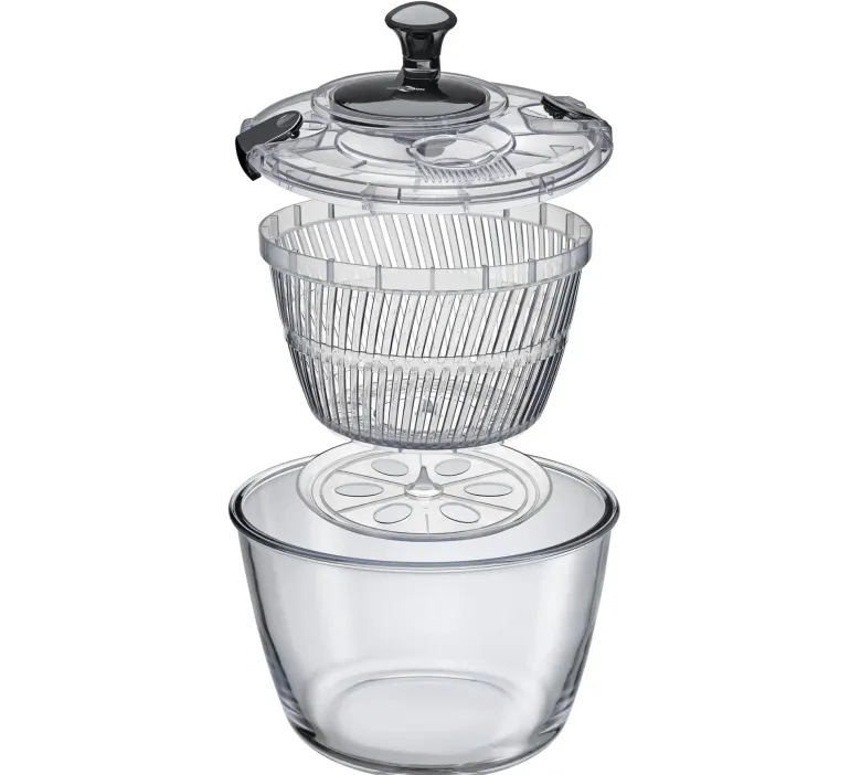 KUCHENPROFI FRESH Suszarka do sałaty 4l / szkło borokrzemowe / tworzywo sztuczne / 24,5 cm / FreeForm