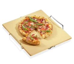 KUCHENPROFI Kamień do pieczenia pizzy na stelażu 38 x 35 cm / FreeForm