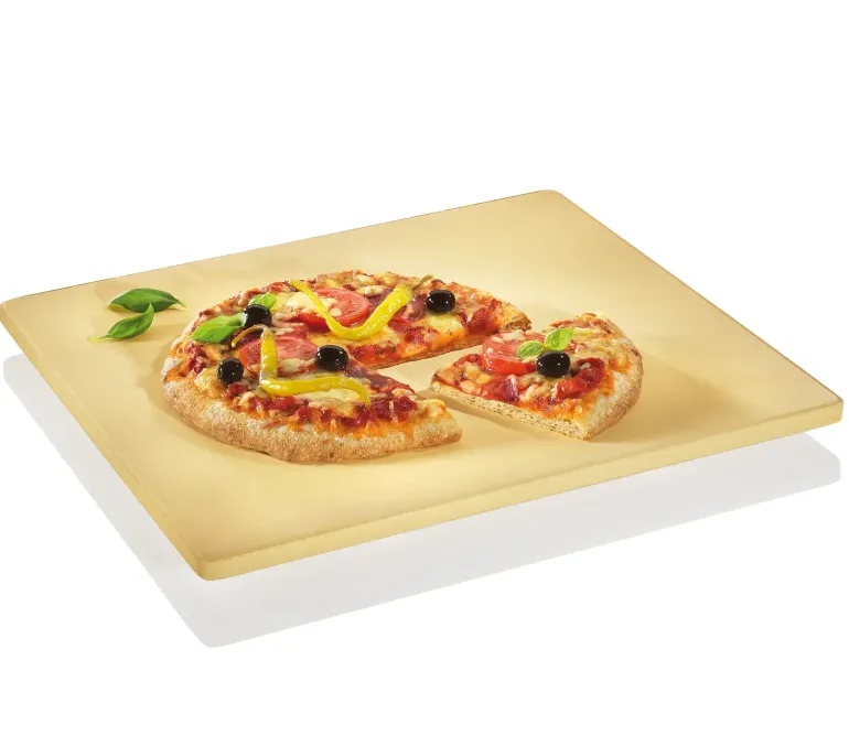 KUCHENPROFI Kamień do pieczenia pizzy na nóżkach 40,5 x 35,5 cm / FreeForm