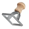 KUCHENPROFI Kwadratowy wykrawacz do ravioli 7 x 7 cm drewno bukowe / FreeForm
