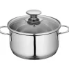 KUCHENPROFI Mini garnek 1,25 l z pokrywką ⌀ 16 cm / stal nierdzewna / FreeForm