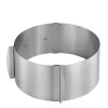 KUCHENPROFI Regulowana obręcz do ciast ⌀ 16-30 cm PATISSIER / stal nierdzewna / FreeForm