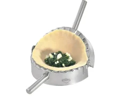 KUCHENPROFI Zaciskacz / wykrawacz do pierogów ⌀ 10 cm / stal nierdzewna / FreeForm