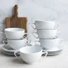 LUBIANA AMBASADOR Bulionówka 300 ml + spodek 16 cm | porcelana zmywarka